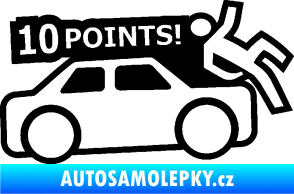 Samolepka 10 points  černá