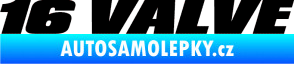 Samolepka 16 Valve černá