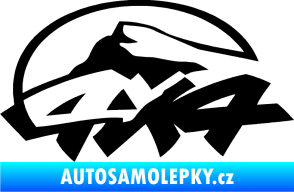 Samolepka 4x4 varianta 005 černá