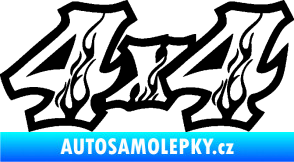 Samolepka 4x4 varianta 021 černá