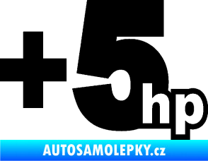 Samolepka + 5hp 003 černá