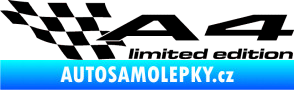 Samolepka A4 limited edition levá černá