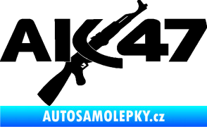 Samolepka AK 47 černá