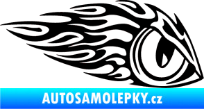 Samolepka Animal flames 016 pravá zvířecí oko černá
