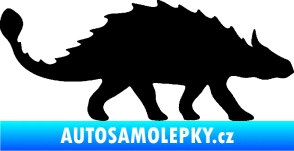 Samolepka Ankylosaurus 001 pravá černá