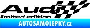 Samolepka Audi limited edition pravá černá