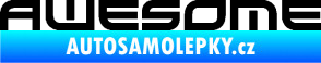 Samolepka Awesome černá