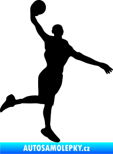 Samolepka Basketbal 012 pravá černá
