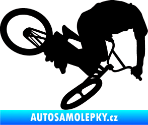 Samolepka Biker 001 pravá černá