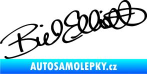 Samolepka Podpis Bill Elliott  černá