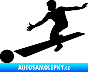 Samolepka Bowling 001 levá černá