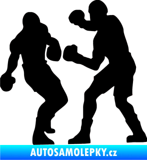 Samolepka Boxeři 001 levá černá
