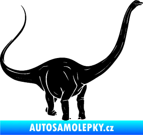 Samolepka Brachiosaurus 002 pravá černá