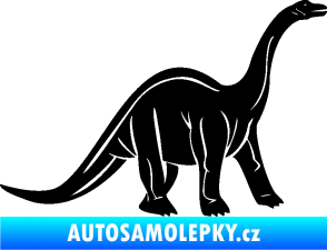 Samolepka Brachiosaurus 003 pravá černá