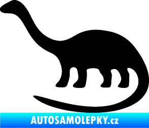 Samolepka Brontosaurus 001 levá černá