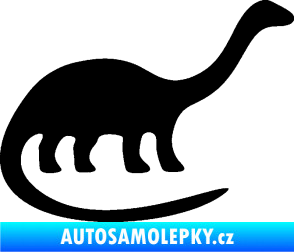 Samolepka Brontosaurus 001 pravá černá