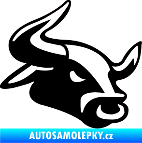 Samolepka Býk 001 pravá černá