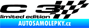 Samolepka C3 limited edition pravá černá