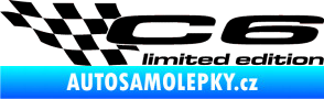 Samolepka C6 limited edition levá černá