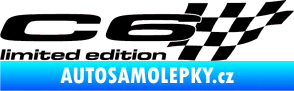 Samolepka C6 limited edition pravá černá