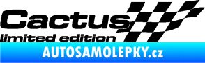Samolepka Cactus limited edition pravá černá