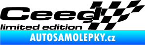 Samolepka Ceed limited edition pravá černá