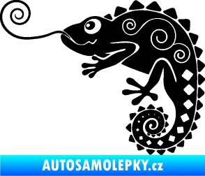 Samolepka Chameleon 004 levá černá