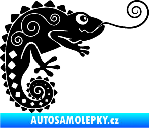 Samolepka Chameleon 004 pravá černá