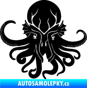 Samolepka Chobotnice 002 levá černá