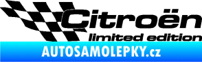 Samolepka Citroen limited edition levá černá