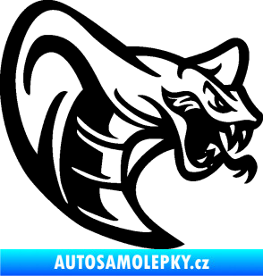 Samolepka Cobra 007 pravá černá