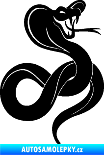 Samolepka Cobra 009 pravá černá