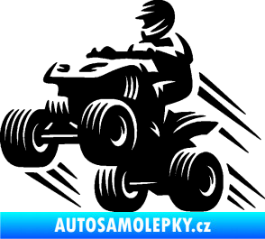 Samolepka Čtyřkolka 006 levá černá