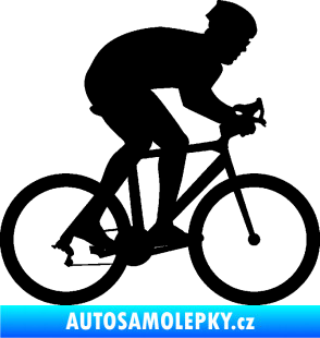 Samolepka Cyklista 008 pravá černá