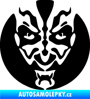 Samolepka Ďábel 001 černá