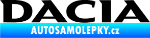 Samolepka Dacia 001 černá