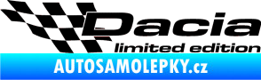 Samolepka Dacia limited edition levá černá