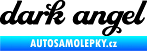 Samolepka Dark angel nápis černá