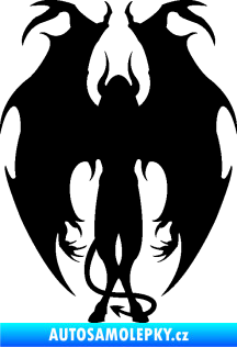 Samolepka Démon 001 černá