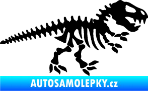 Samolepka Dinosaurus kostra 001 pravá černá