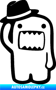 Samolepka Domo 007 levá gentleman černá