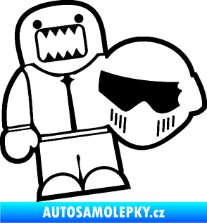 Samolepka Domo 015 levá  Stig černá