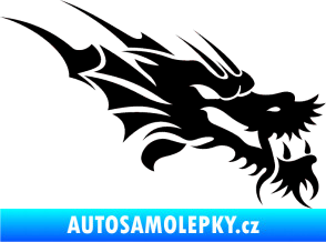 Samolepka Dragon 001 pravá černá
