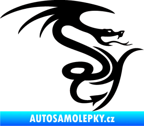 Samolepka Dragon 006 pravá černá
