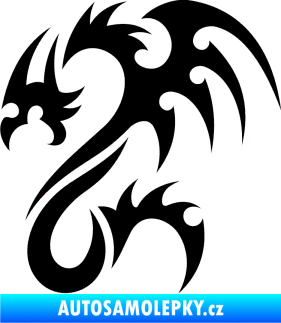 Samolepka Dragon 012 levá černá