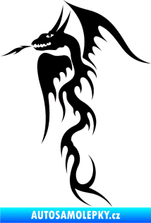 Samolepka Dragon 013 levá černá