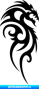 Samolepka Dragon 016 pravá černá