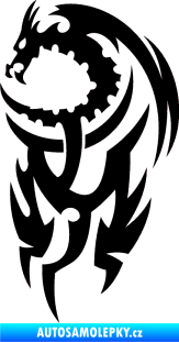 Samolepka Dragon 021 levá černá