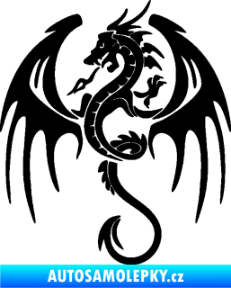 Samolepka Dragon 053 levá černá