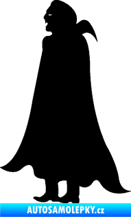 Samolepka Drákula 001 levá upír černá